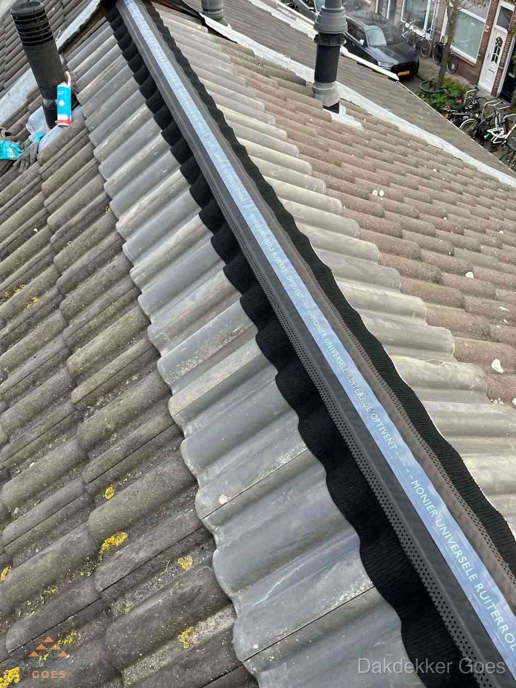 Dakrenovatie plat dak met bitumen dakbedekking in Goes