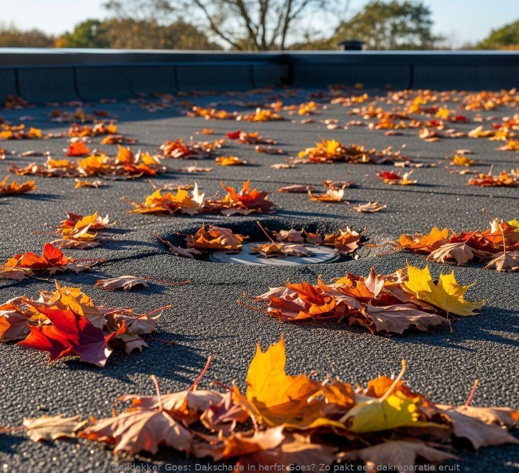 Dakschade In Herfst Goes
